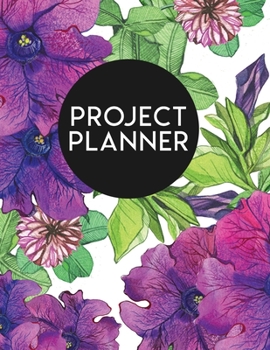 Paperback Project Planner: Floral Dated 2020 Planner Focus Weekly Monthly Book