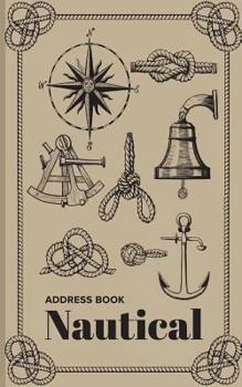 Paperback Address Book Nautical Book