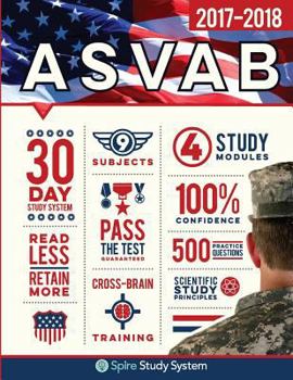 Paperback ASVAB Study Guide 2017-2018 by Spire: ASVAB Test Prep Review Book with Practice Test Questions Book