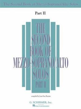 Paperback The Second Book of Mezzo-Soprano Solos, Part 2 Book
