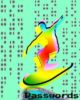 Paperback Passwords: 8x10 100 Page Logbook You Can Store And Find All Your Login Information In One Place Book