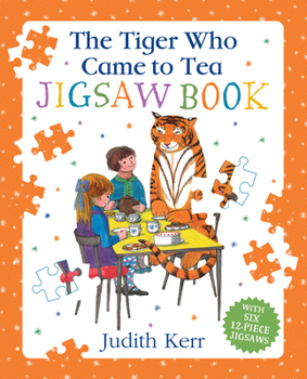 Hardcover The Tiger Who Came To Tea Jigsaw Book