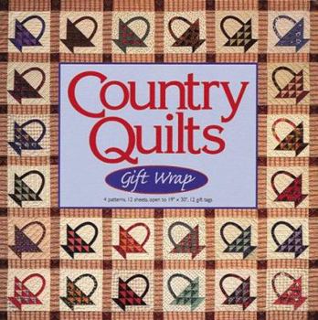 Paperback Country Quilts Gift Wrap Book