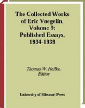 Hardcover Published Essays, 1934-1939 (Cw9) Book