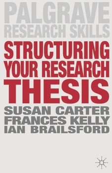 Paperback Structuring Your Research Thesis Book