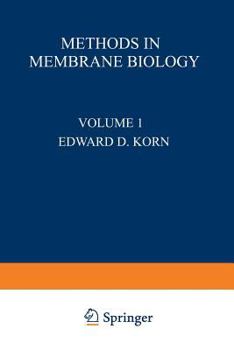 Paperback Methods in Membrane Biology: Volume 1 Book