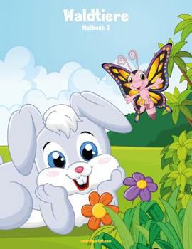 Paperback Waldtiere-Malbuch 2 [German] Book