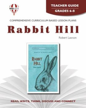 Paperback Rabbit Hill - Teacher Guide by Novel Units Book