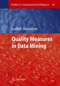 Paperback Quality Measures in Data Mining Book