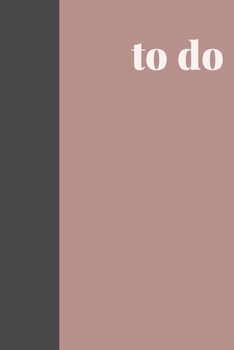 To Do: Simple Stylish Notebook with Daily Checklists for Lists, Task Management, and Organizing | Modern Grey and Plum Cover Design