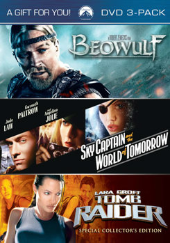 DVD Beowulf / Sky Captain / Lara Croft: Tomb Raider Book