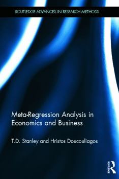 Hardcover Meta-Regression Analysis in Economics and Business Book