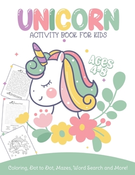 Unicorn Activity Book For Kids Ages 4-8 book by Patricia Larson