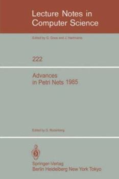 Paperback Advances in Petri Nets 1985 Book