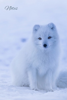 Paperback Notes: Lined Journal Arctic Fox Animal Notebook Book