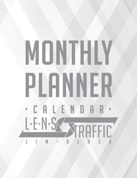Paperback Monthly Planner Calendar - LENS Traffic: Human Era (Holocene) Calendar (8.5" x 11") (21.59 x 27.94 cm) Book