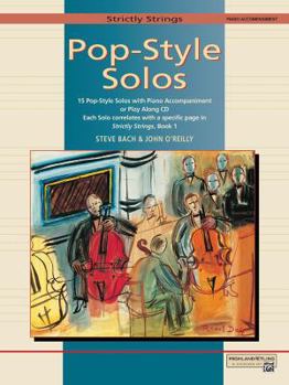 Paperback Strictly Strings Pop-Style Solos: Piano Acc./Conductor's Score Book