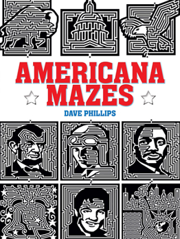 Paperback Americana Mazes Book