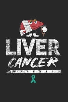 Paperback Liver Cancer Notebook: Diary Journal, Sketchbook 6x9 inches with 120 Blank Pages For Drawing, Notes, Sketches Book