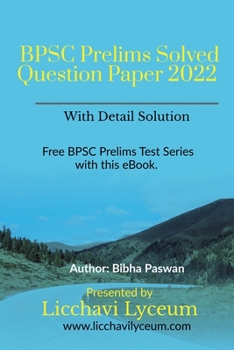 Paperback BPSC Prelims Exam Solved Question Paper 2022 Book