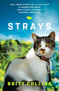 Paperback Strays: The True Story of a Lost Cat, a Homeless Man, and Their Journey Across America Book