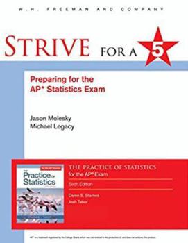 Paperback Strive for a 5: Preparing for the Ap(r) Statistics Exam Book