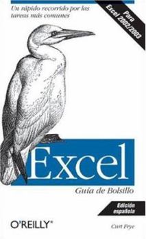 Paperback Excel Guia de Bolsillo [Spanish] Book