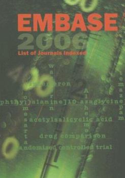 Paperback Embase List of Journals Indexed 2006 Book