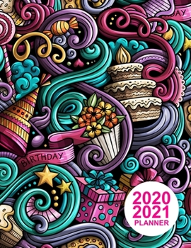 2020 2021 Planner: Cute Daily, Weekly and Monthly Planner 2 Years | Agenda Schedule Organizer Logbook and Personal Journal Diary | 24 Months Calendar Two Year Appointment Book | Design Code A8 0044224