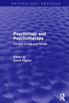 Paperback Psychology and Psychotherapy: Current Trends and Issues Book
