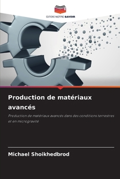 Paperback Production de matériaux avancés [French] Book