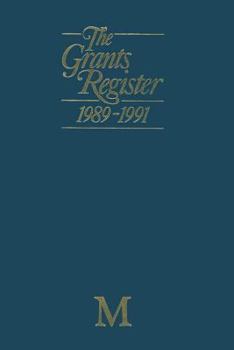 Paperback The Grants Register 1989-1991 Book