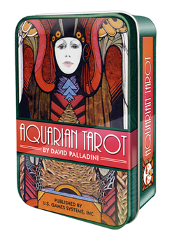 Cards Aquarian Tarot in a Tin Book