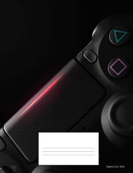 Composition Notebook : Game Controller, College Ruled, 7. 44x9. 69 Inch, 200 Pages, Bound Notebook