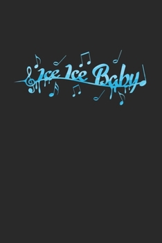 Ice ice baby: 6x9 Ice Cream | dotgrid | dot grid paper | notebook | notes