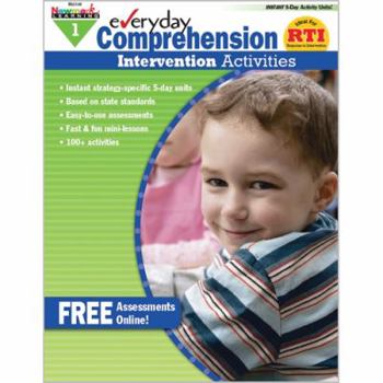 Paperback Everyday Comprehension Intervention Activities Grade 1 Book Teacher Resource Book