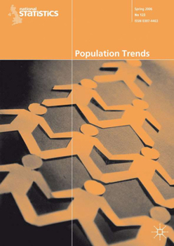 Paperback Population Trends No 127, Spring 2007 Book