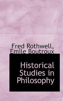 Historical Studies in Philosophy