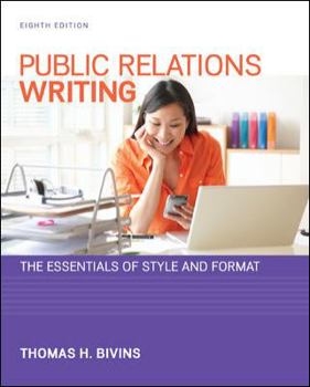 Paperback Public Relations Writing: The Essentials of Style and Format Book