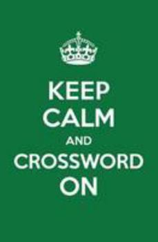 Paperback Keep Calm and Crossword on Book