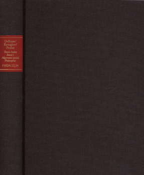 Hardcover Stellenindex Und Konkordanz Zu Johann Nicolaus Tetens' Uber Die Allgemeine Speculativische Philosophie: Kant-Index Erganzungsband 2 [German] Book