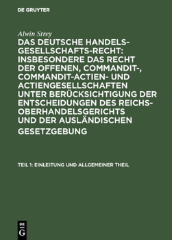 Hardcover Einleitung und allgemeiner Theil [German] Book