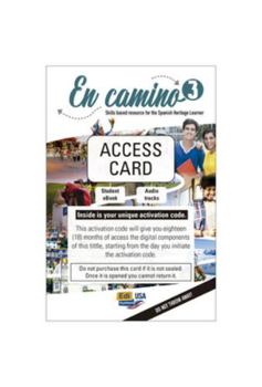 En Camino 3 Student 1 Year Digital Access Code (Including eBook and Audio Tracks): Licence Activation Code
