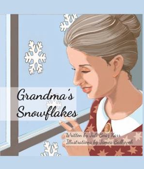 Hardcover Grandma's Snowflakes Book