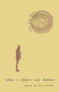 Paperback what i didn't say before Book