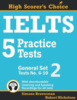 Paperback IELTS 5 Practice Tests, General Set 2: Tests No. 6-10 Book