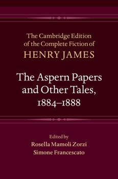 Hardcover The Aspern Papers and Other Tales, 1884-1888 Book
