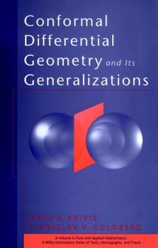 Hardcover Conformal Differential Geometry and Its Generalizations Book