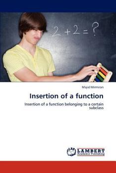 Paperback Insertion of a Function Book