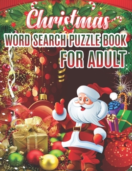 Christmas Word Search Puzzle book For Adult: Word Search Puzzle book (volume 1)